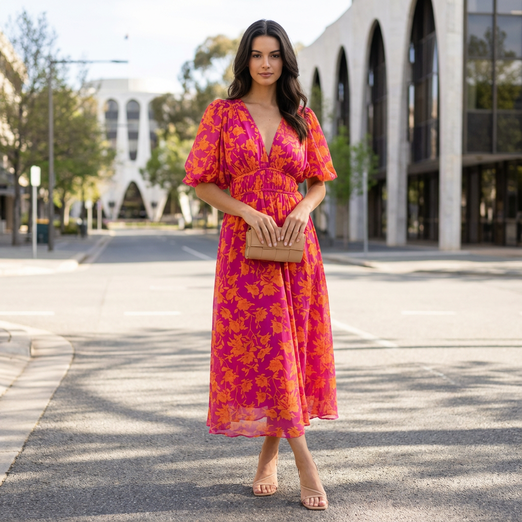 Danika | Schlichtes Sommerkleid für Damen für den Alltagsschick