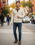 Mitchell | Jacquard Knit Men’s Sweater for Everyday Styling