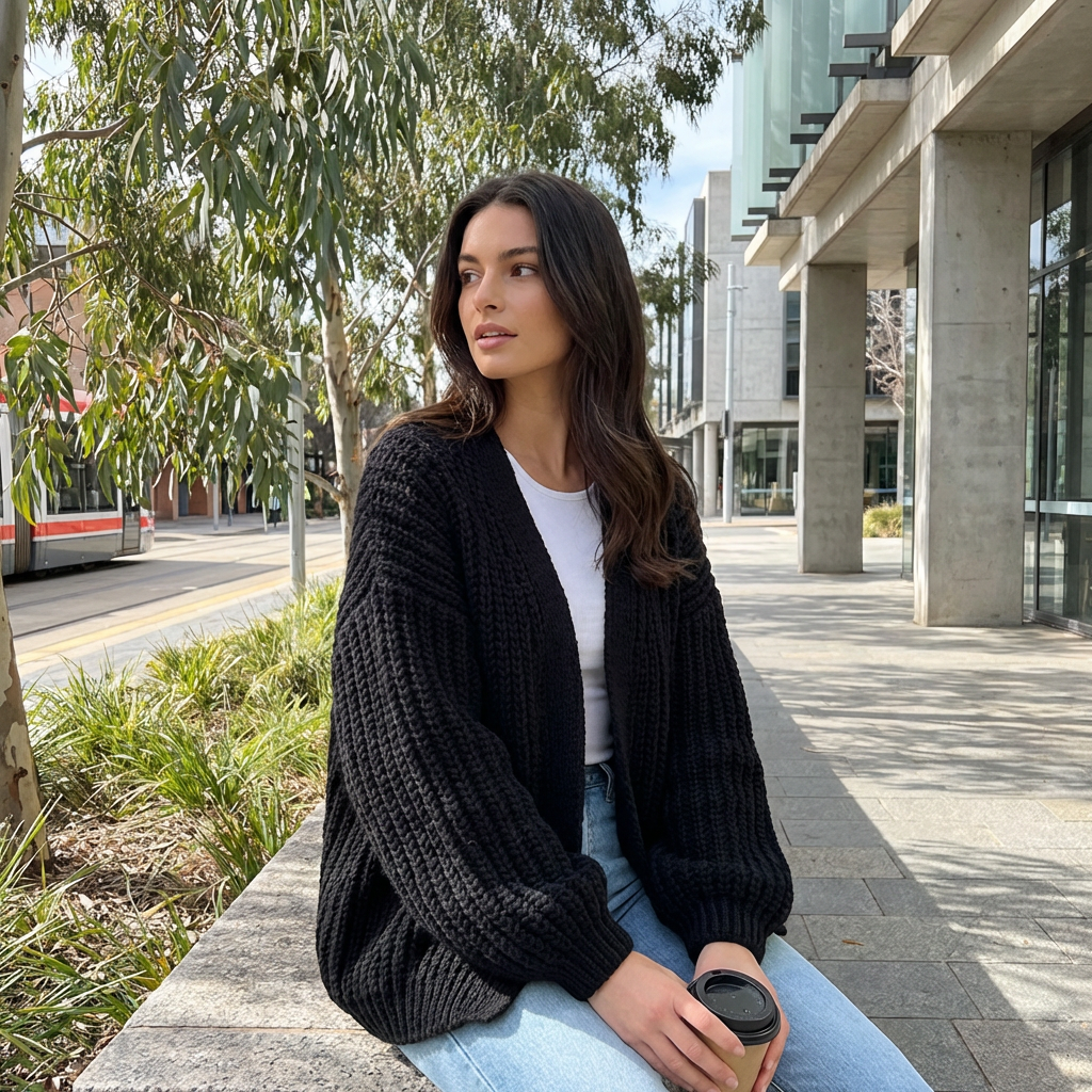 Lucinda | Chunky Knit Women’s Cardigans with Soft Volume