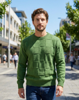 Kian | Waffle Knit Men’s Sweater for Modern Wear