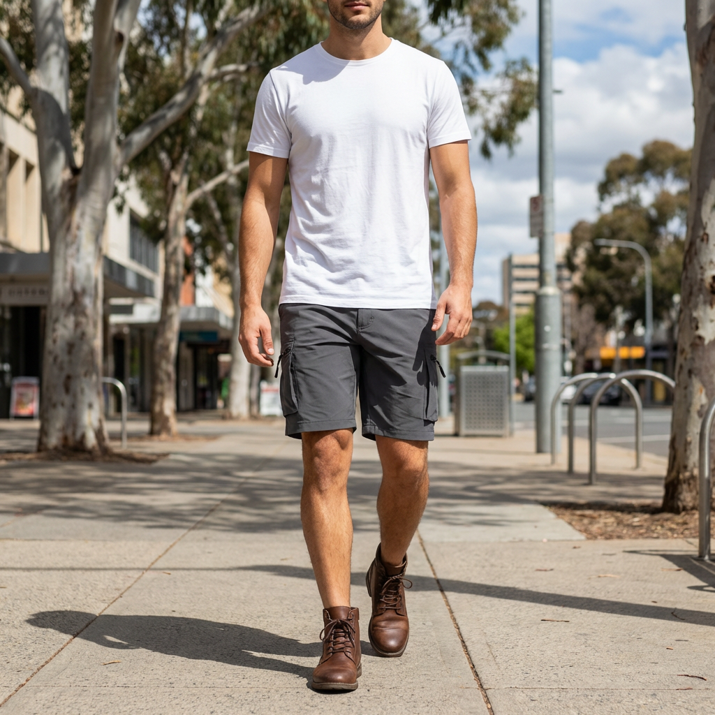 Caleb | Multi-Pocket Utility Men’s Shorts for Daily Use