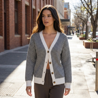 Samantha | Klassische Damenstrickjacken mit lockerem Schnitt