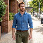 Owen | Herrenhemd aus Leinenmischung mit zeitlosem Charme