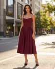 Rhiannon | Damen-Midikleid mit klassischer Form