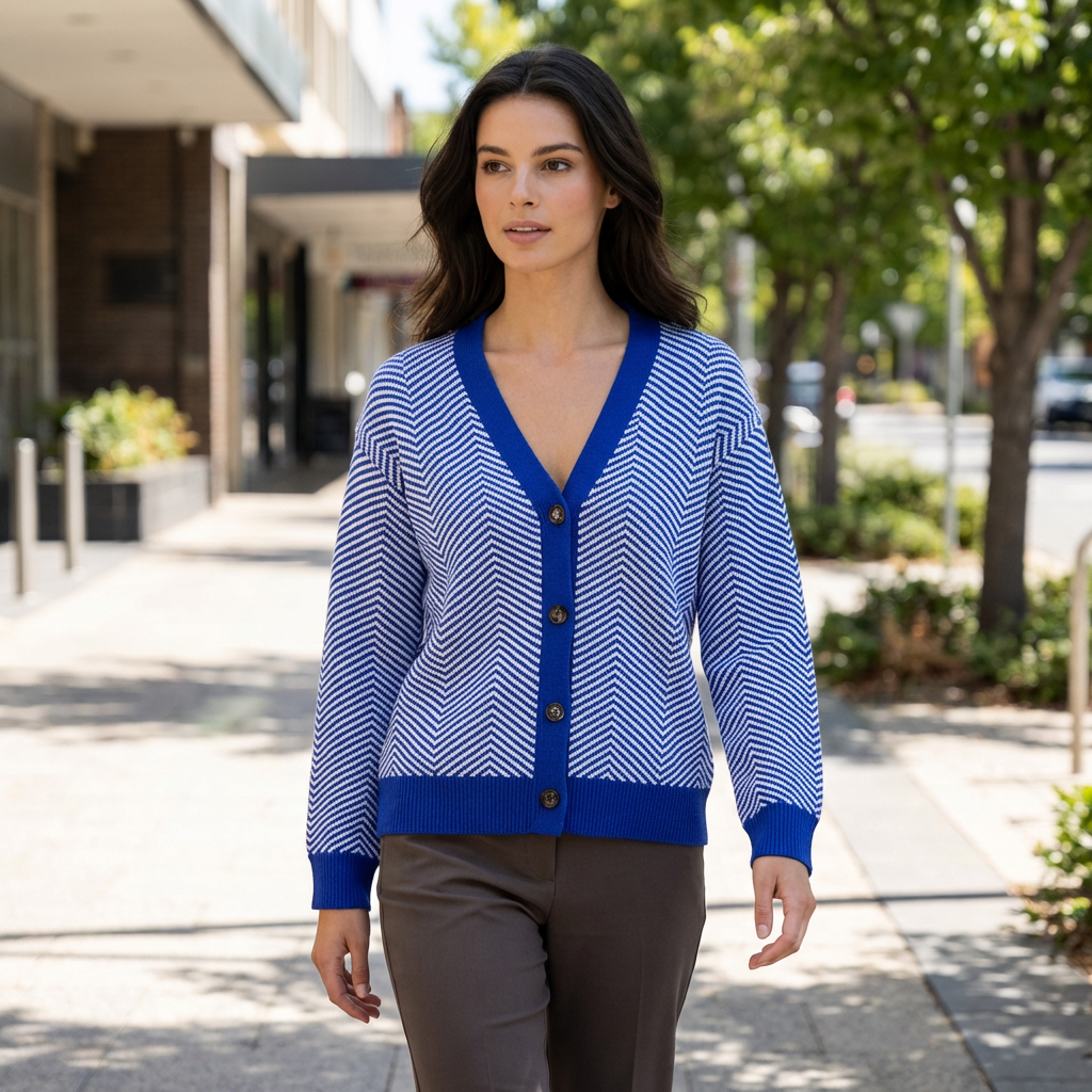 Samantha | Classic Cut Women’s Cardigans with Relaxed Shape