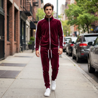 Mitchell | Velvet Comfort Men’s Tracksuit for Elevated Loungewear