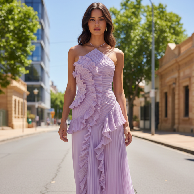 Isobel | Blumiges Maxikleid mit sanfter Bewegung