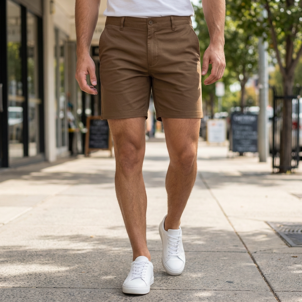 Harrison | Smart Casual Chino Men’s Shorts for Warm Days