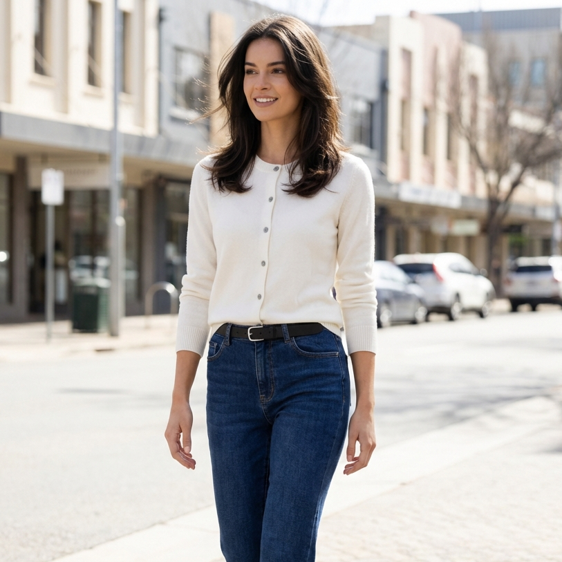 Phoebe | Soft Button Detail Women’s Cardigans for Comfort