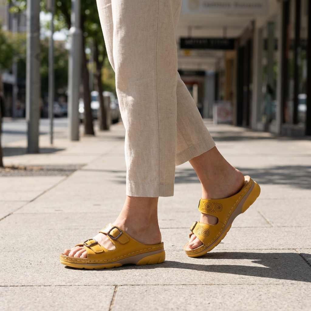 Maribel | Stützende orthopädische Damensandalen für täglichen Komfort