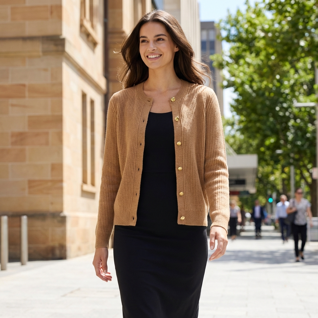 Phoebe | Soft Button Detail Women’s Cardigans for Comfort