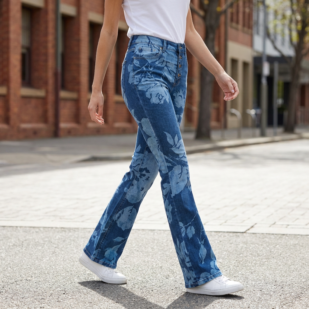 Talia | Flared Retro Women’s Jeans for Statement Looks