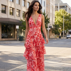 Saskia | Elegante Sommer-Mittellange Kleider für Hochzeitsgäste