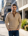 Mitchell | Jacquard Knit Men’s Sweater for Everyday Styling