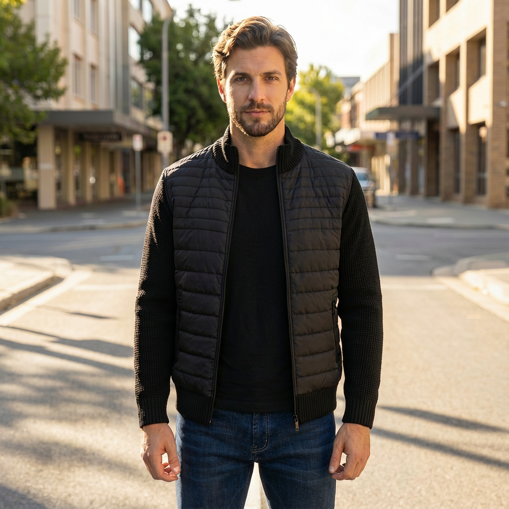 Luca | Men’s Jacket in Fleece for Versatile Warmth