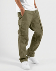 Ethan | Black Cargo Trousers for Men