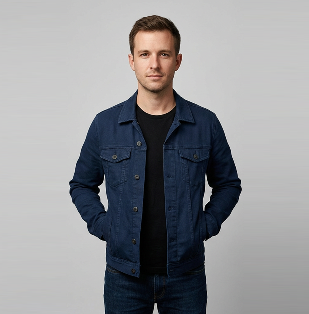 Noah | Mens Denim Jacket with Classic Design