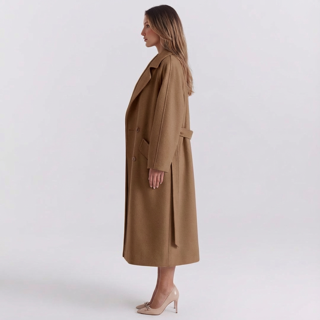 Harriet | Chic Black Trench Coat Women