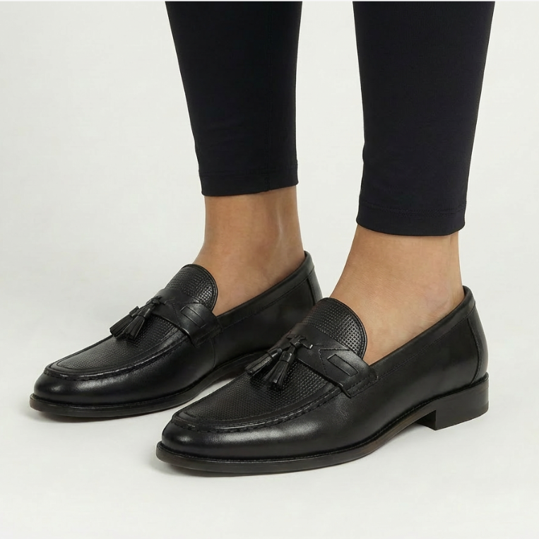 Fynn | Stylish Woven Tassel Loafers Men