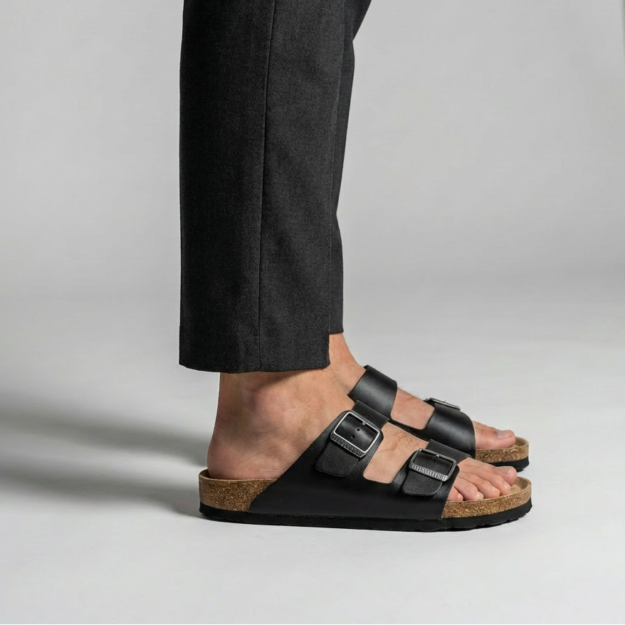 Mason | Vielseitige Herrensandalen mit Schiebestil für einfaches An- und Ausziehen