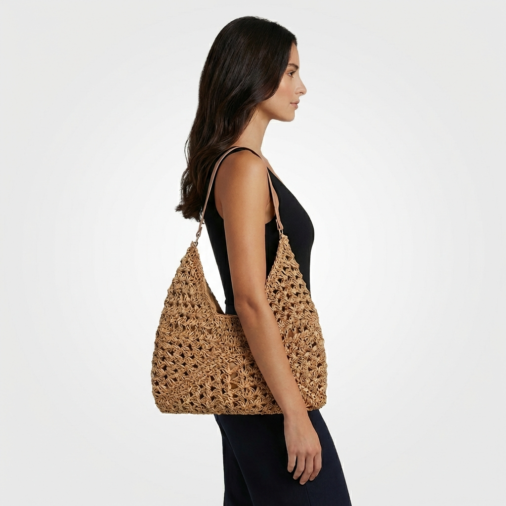 Sophia | Boho Crochet Shoulder Women’s Bag