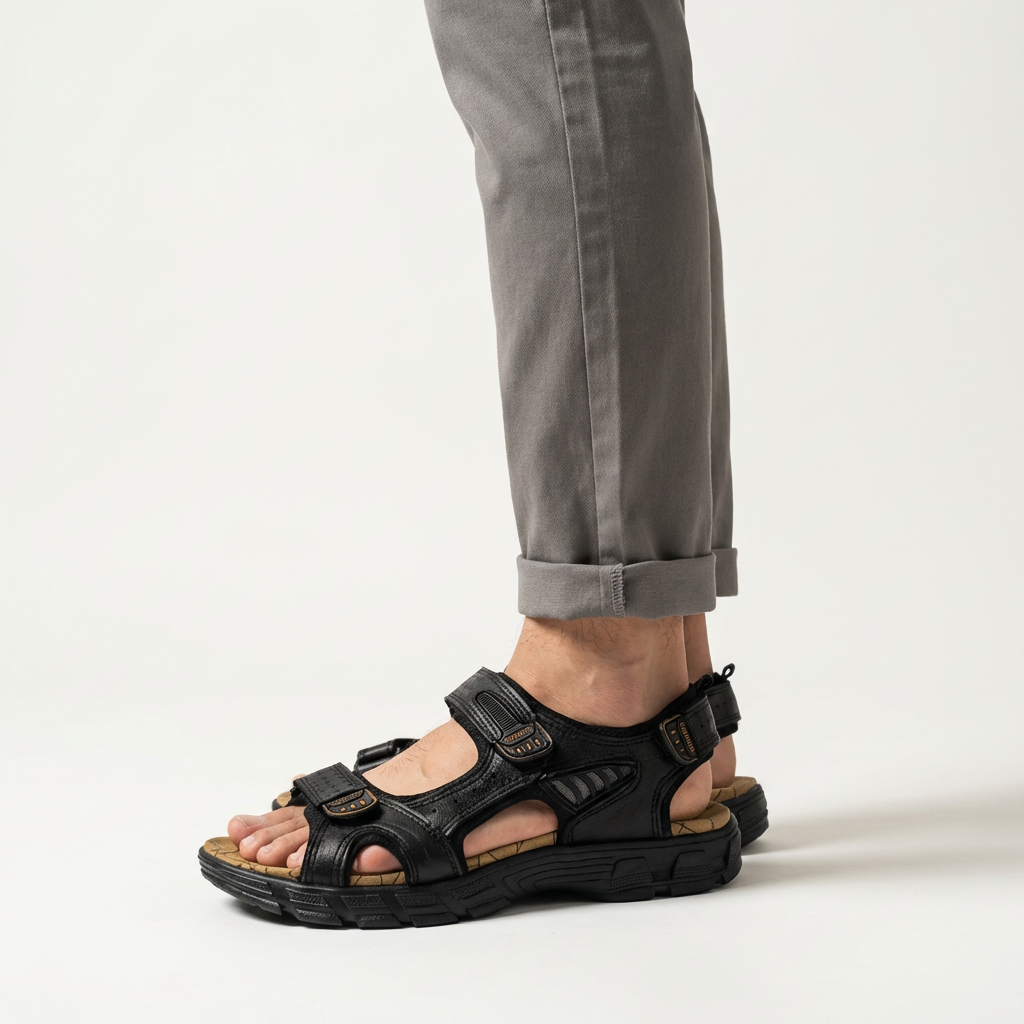 Ryan | Orthopädische Herrensandalen für täglichen Komfort
