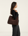 Isabella | Suede Vintage-Style Women’s Bag