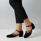 Harper | Von Tanz inspirierte Damenabsätze mit überkreuzten Riemen