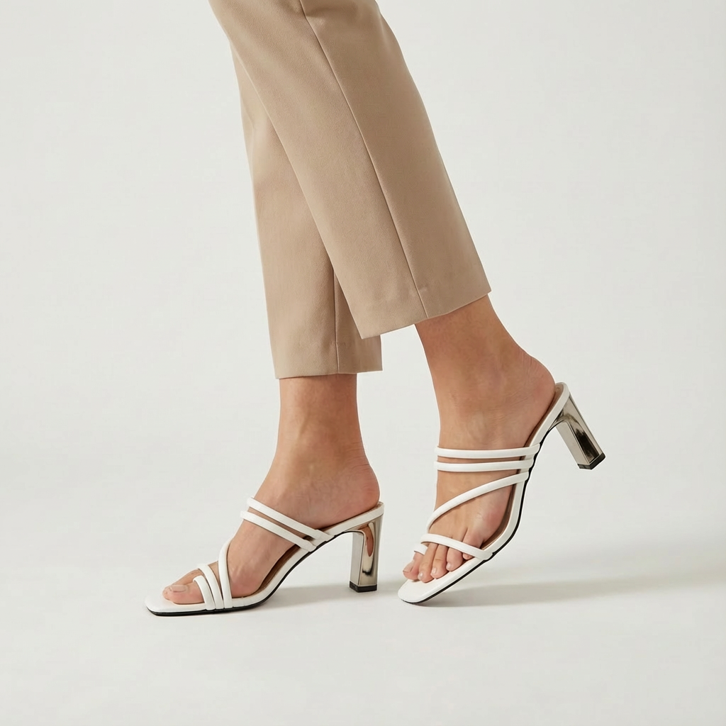 Ruby | Zierliches Riemchen-Detail an eleganten Damenabsätzen