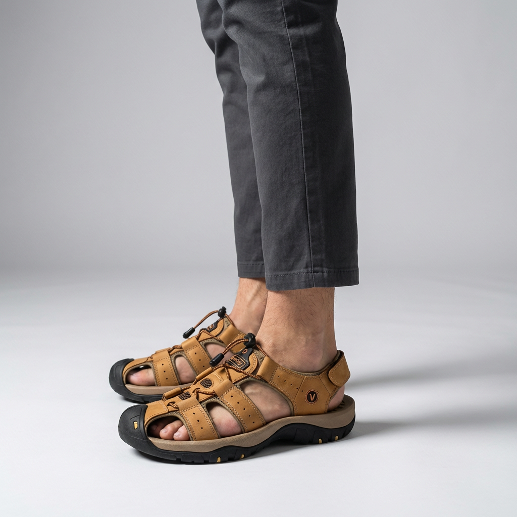 Caleb | Gepolsterte Herrensandalen für langanhaltenden Tragekomfort