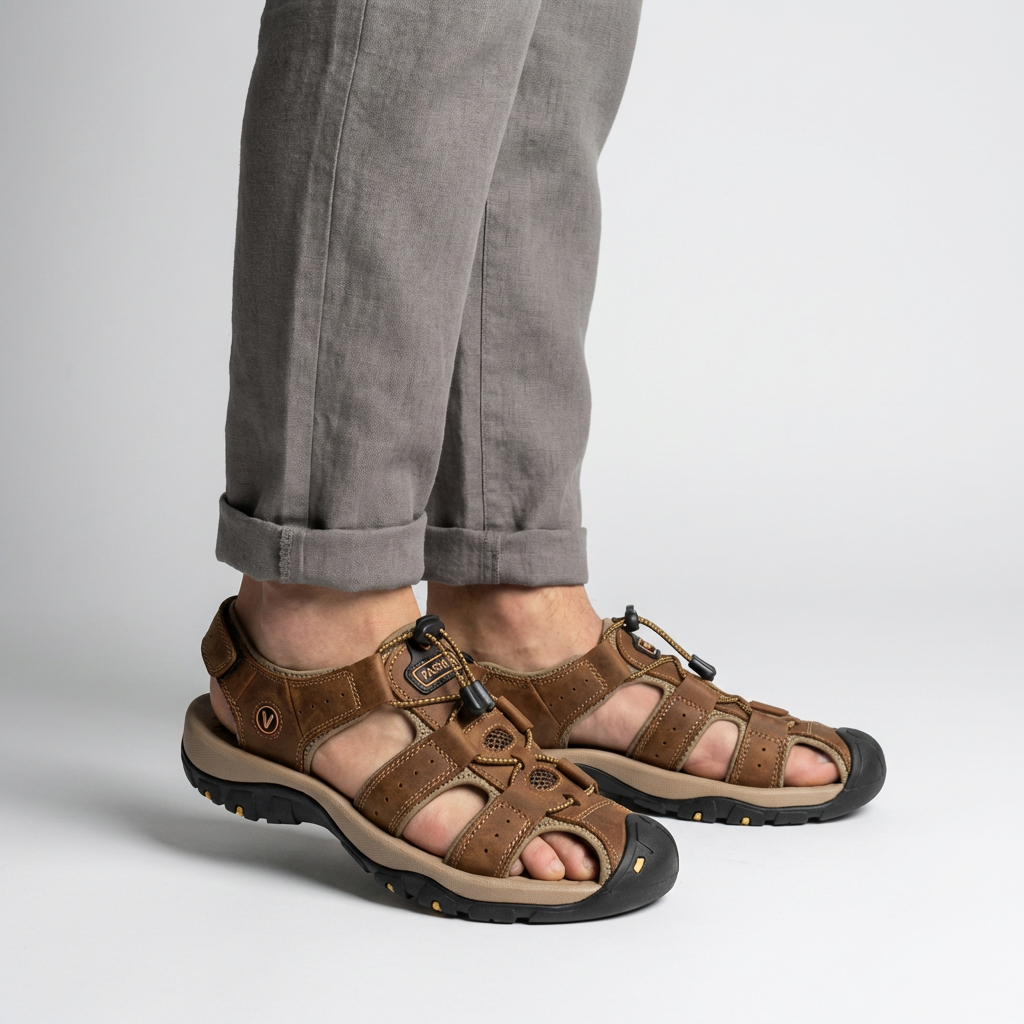 Caleb | Gepolsterte Herrensandalen für langanhaltenden Tragekomfort
