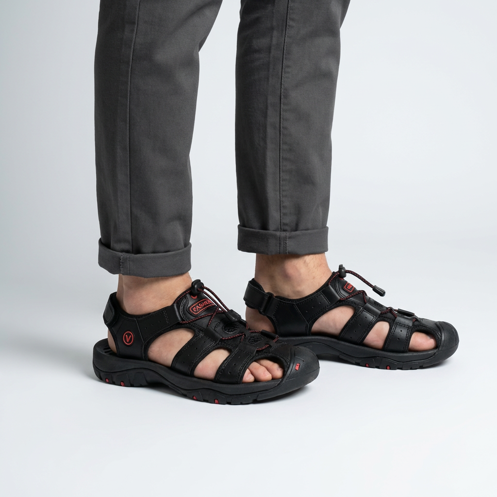 Caleb | Gepolsterte Herrensandalen für langanhaltenden Tragekomfort