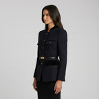 Freya | Maßgeschneiderte Damenblazer mit luxuriösem Samtdetail