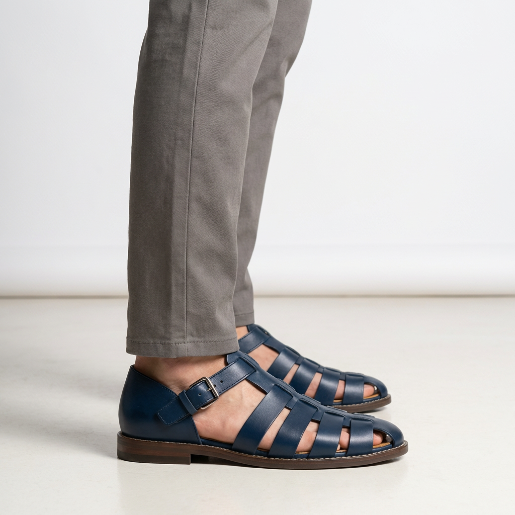 Oliver | Bequeme Herrensandalen für den Sommer mit flexiblem Sitz