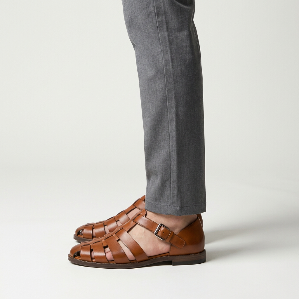 Oliver | Bequeme Herrensandalen für den Sommer mit flexiblem Sitz