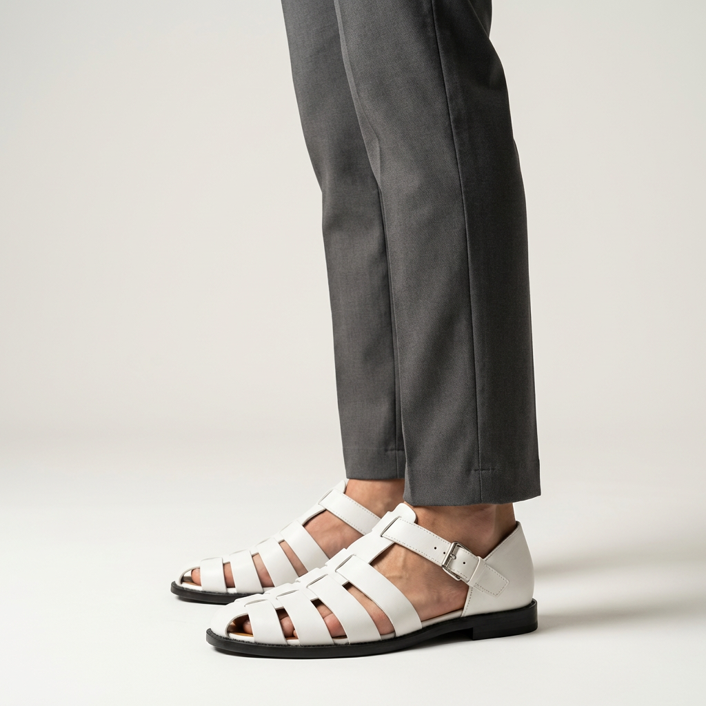 Oliver | Bequeme Herrensandalen für den Sommer mit flexiblem Sitz