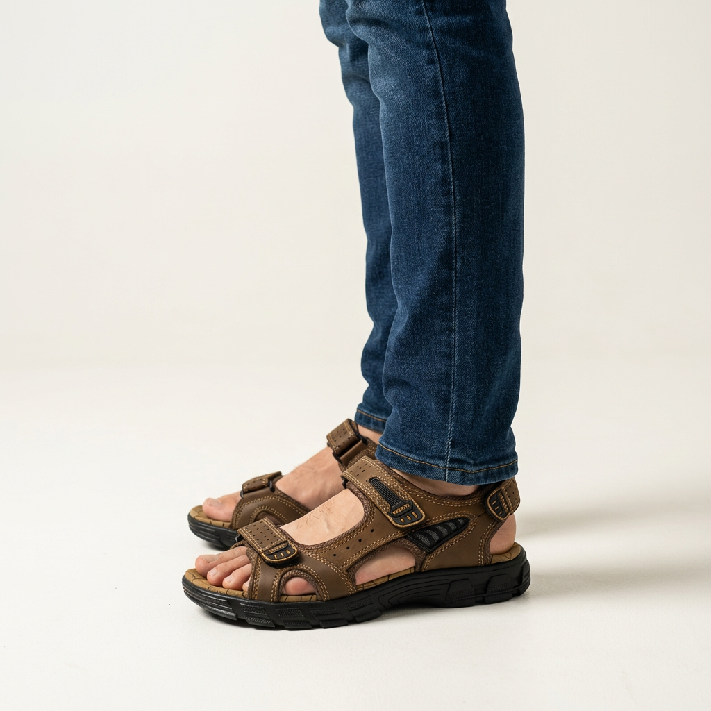 Ryan | Orthopädische Herrensandalen für täglichen Komfort