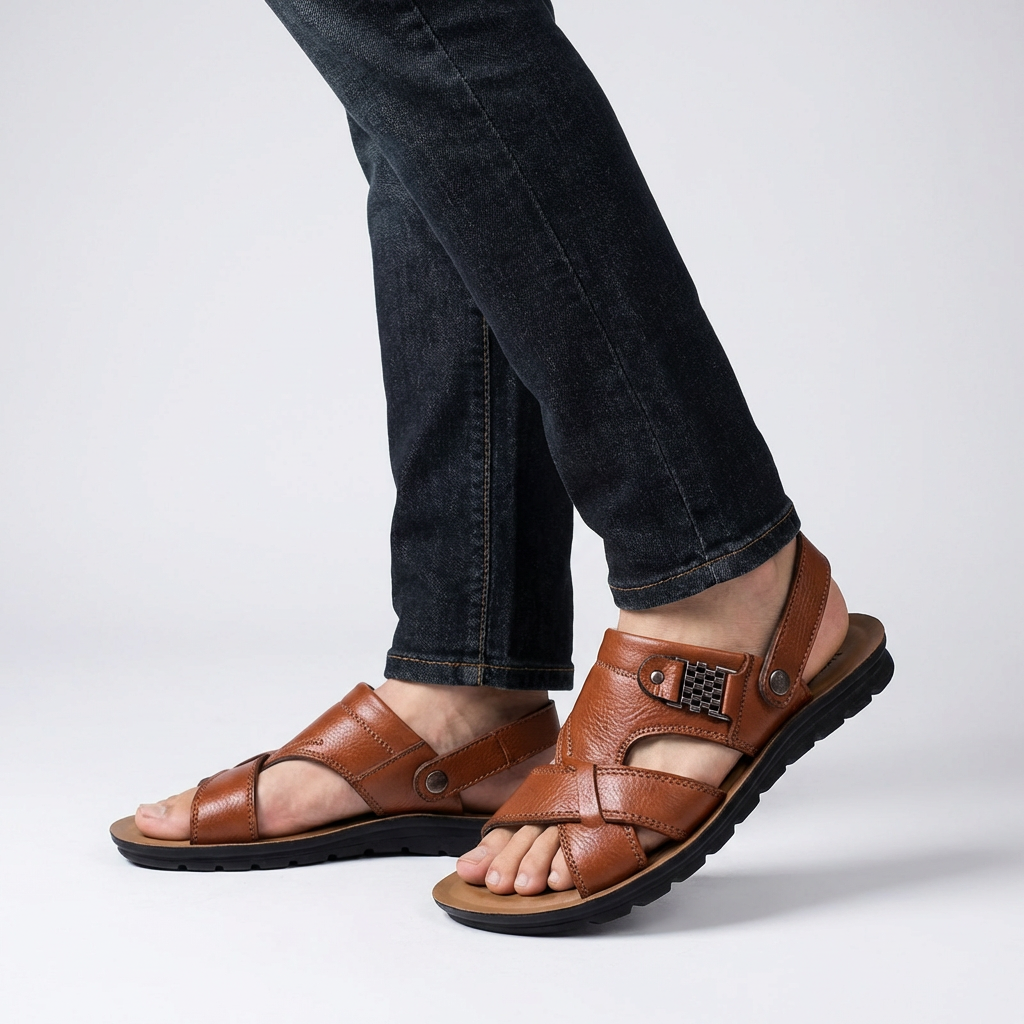 Liam | Atmungsaktive Herrensandalen für warme Bedingungen
