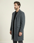 Ethan | Strukturierte Wollmäntel für Herren mit verlängerter Länge
