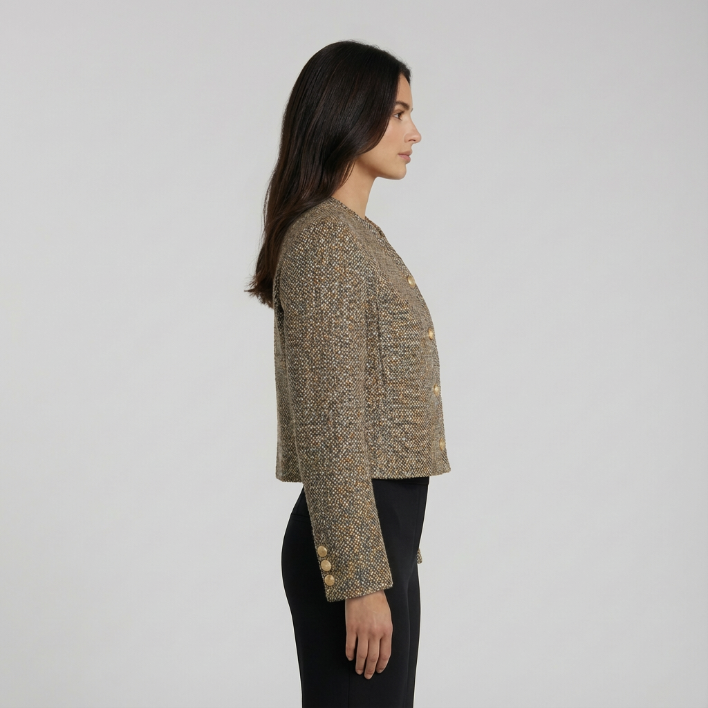 Evie | Kurz geschnittene Damenblazer mit scharfem, maßgeschneidertem Schnitt