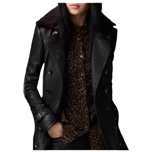Women's Coat Long Winter Faux-Fur Hooded | Outerwear - Image 4