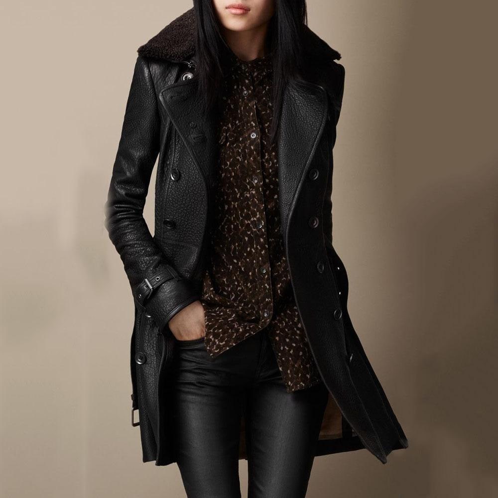 Women's Coat Long Winter Faux-Fur Hooded | Outerwear - Image 5