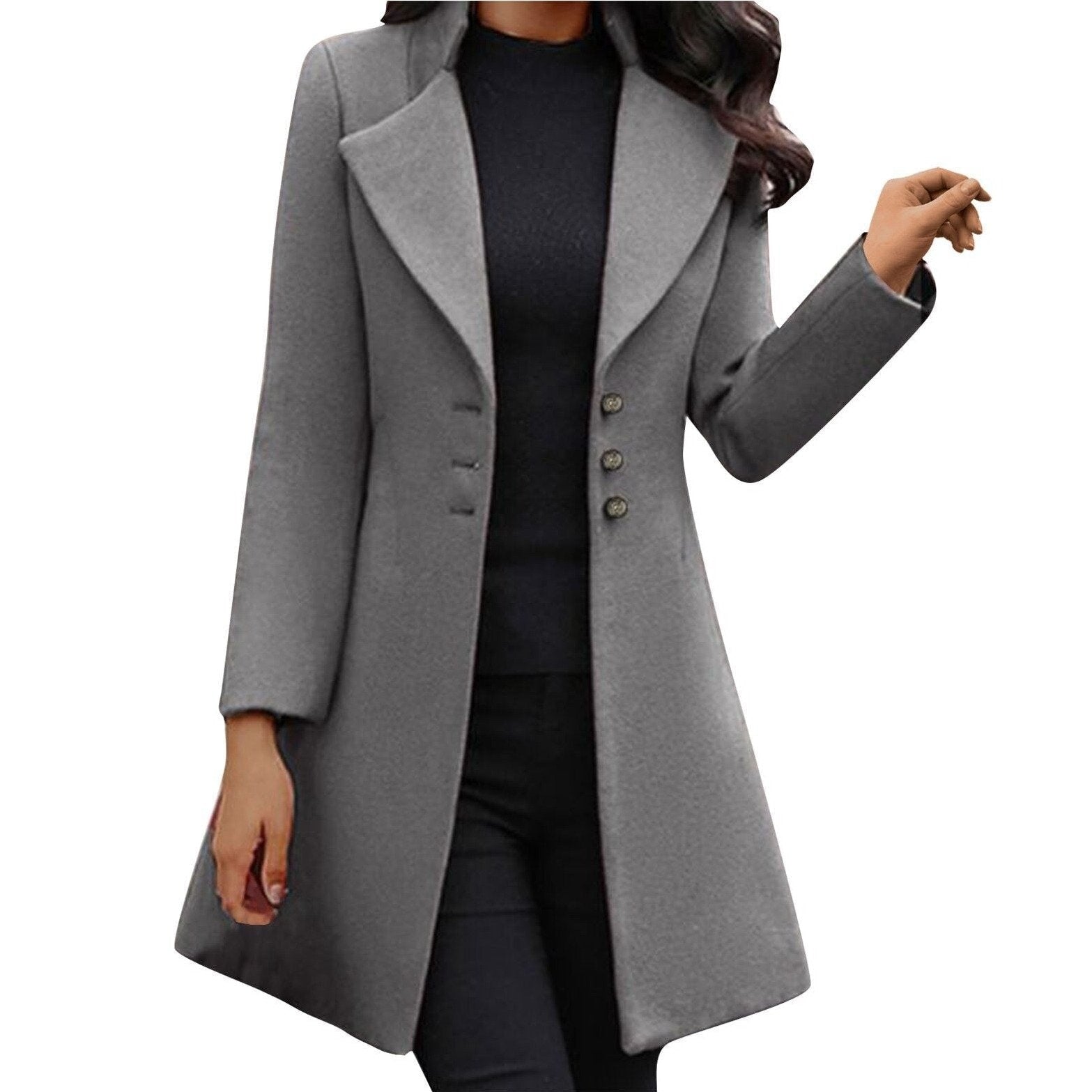 Women's Coat Tailored Long | Outerwear - Image 2