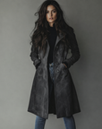 Women's Coat Trench Long | Fashion Outerwear