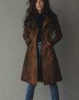 Women's Coat Trench Long | Fashion Outerwear