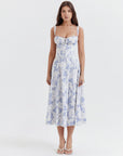 Women's Homecoming Dress Corset Bustier Mini | Floral - Image 7