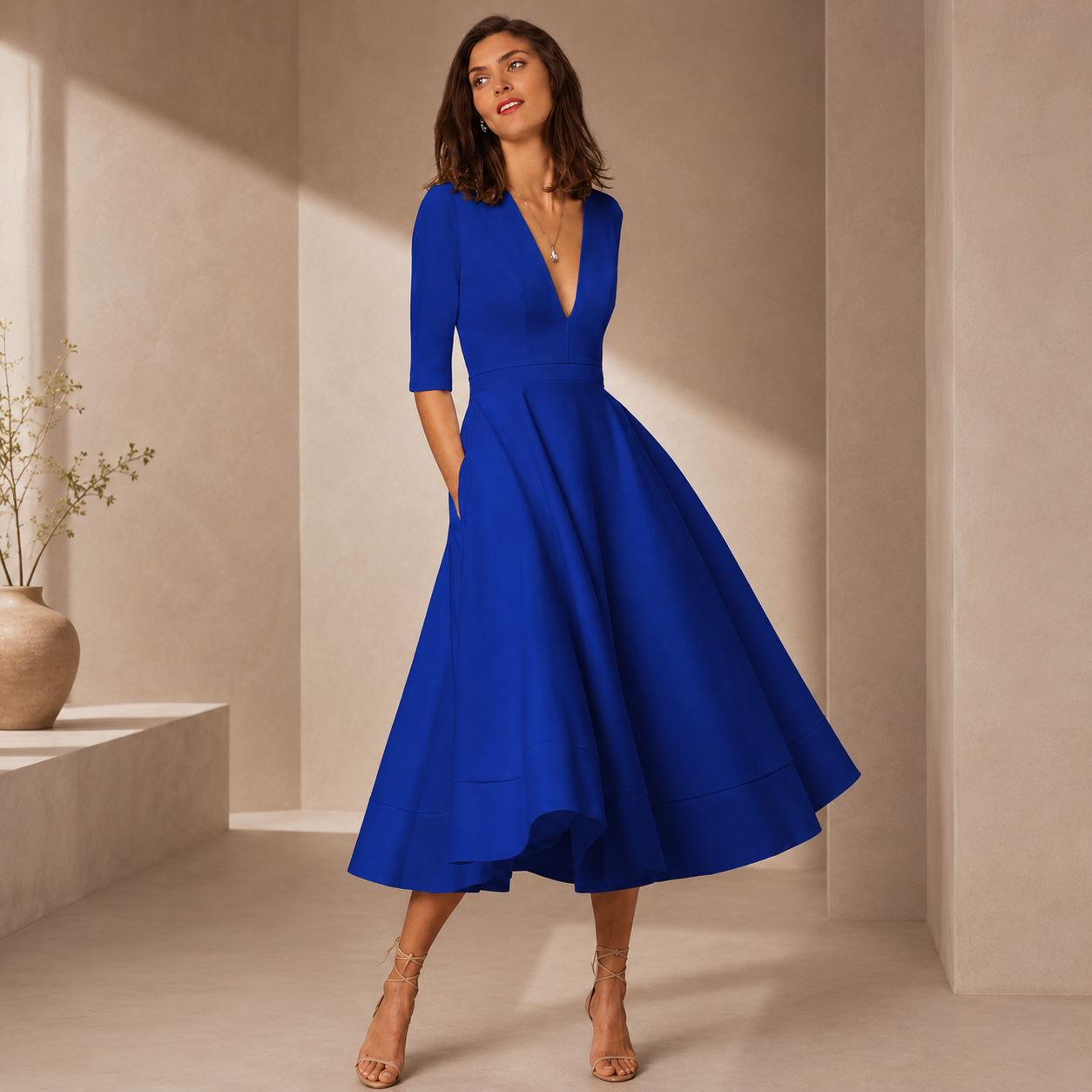 Women's Homecoming Dress Midi | Classic Elegance