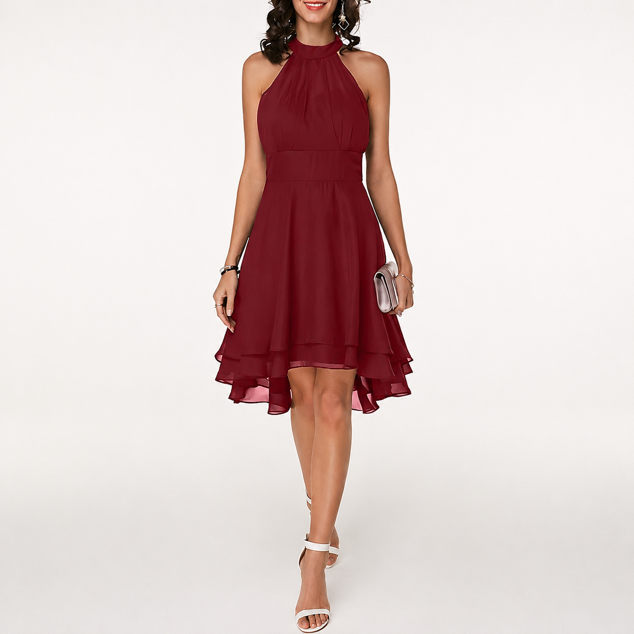 Midi-Cocktailkleid für Damen zum Homecoming | Partykleid