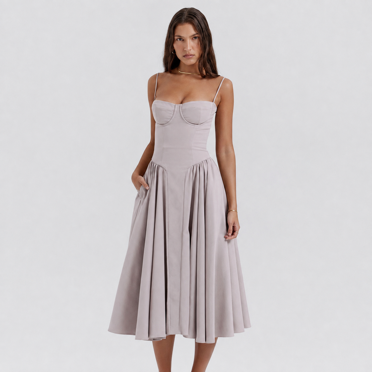 Women's Homecoming Dress Midi Corset | Evening Gown