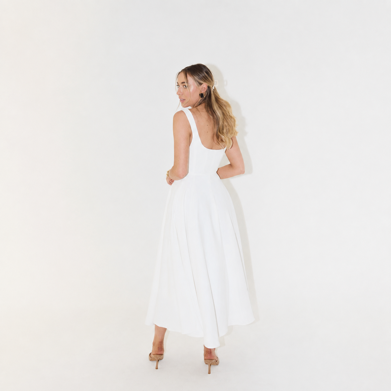 Damen-Homecoming-Kleid, Midi | Eventkleid